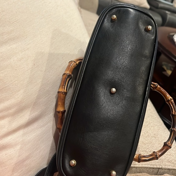 Gucci Diana bag w  bamboo handles and one crossbody strap. EUC vintage 1991 HTF - Picture 6 of 8